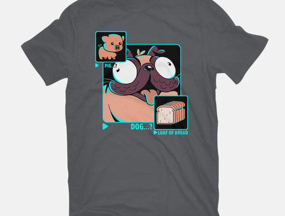 Dog, Pig, Loaf Of Bread