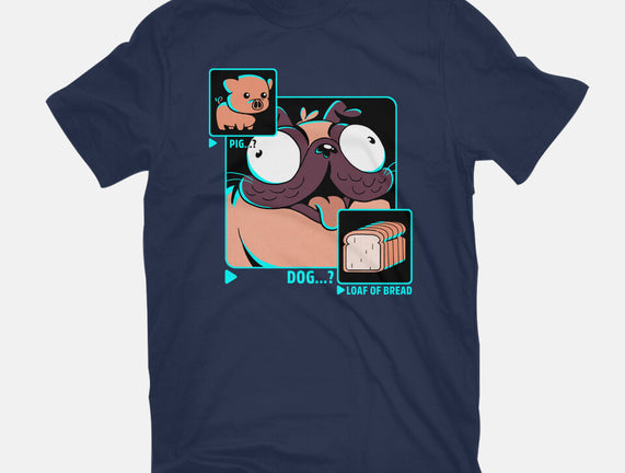 Dog, Pig, Loaf Of Bread