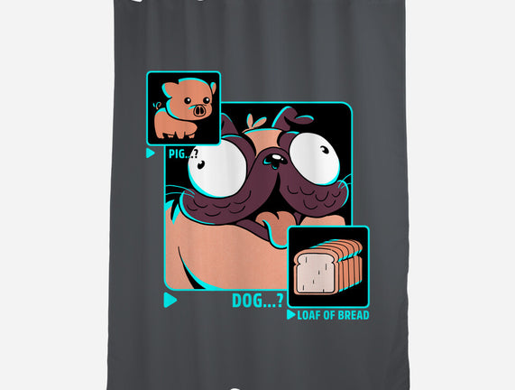 Dog, Pig, Loaf Of Bread