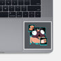 Dog, Pig, Loaf Of Bread-none glossy sticker-estudiofitas