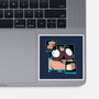 Dog, Pig, Loaf Of Bread-none glossy sticker-estudiofitas