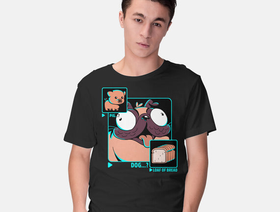 Dog, Pig, Loaf Of Bread