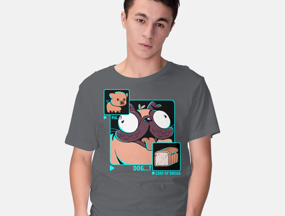 Dog, Pig, Loaf Of Bread