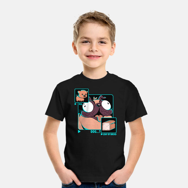 Dog, Pig, Loaf Of Bread-youth basic tee-estudiofitas