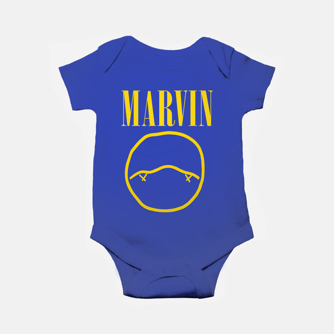 Marvin-A-baby basic onesie-zachterrelldraws