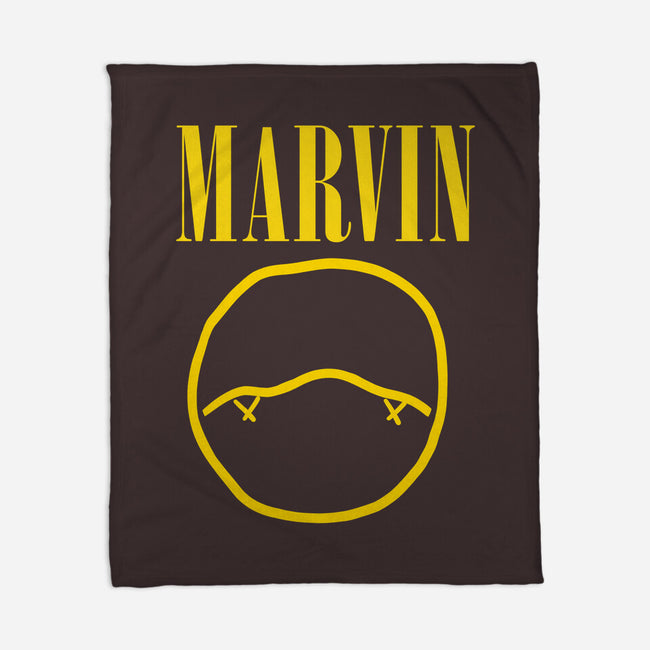 Marvin-A-none fleece blanket-zachterrelldraws