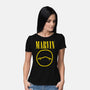 Marvin-A-womens basic tee-zachterrelldraws