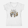 Mawwiage-womens v-neck tee-kg07