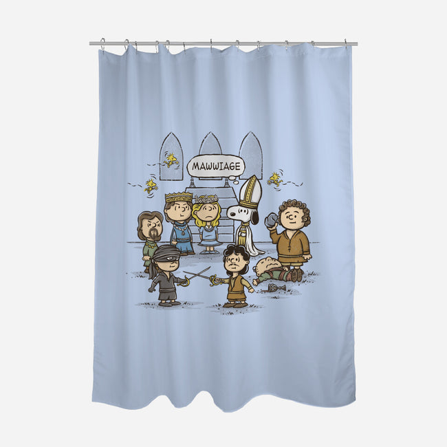 Mawwiage-none polyester shower curtain-kg07