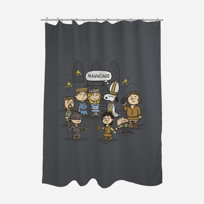 Mawwiage-none polyester shower curtain-kg07