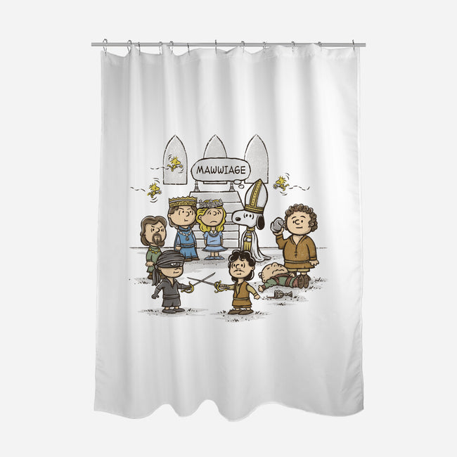 Mawwiage-none polyester shower curtain-kg07