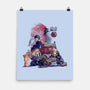 Way To School-none matte poster-fanfabio