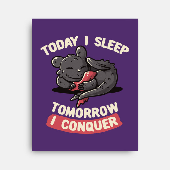 Today I Sleep-none stretched canvas-koalastudio