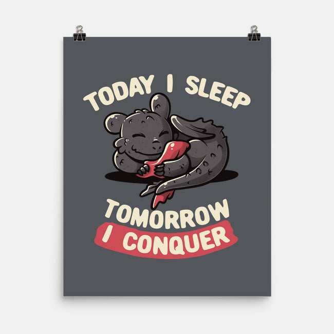 Today I Sleep-none matte poster-koalastudio