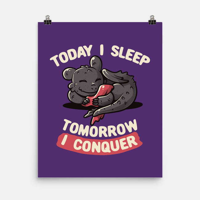 Today I Sleep-none matte poster-koalastudio