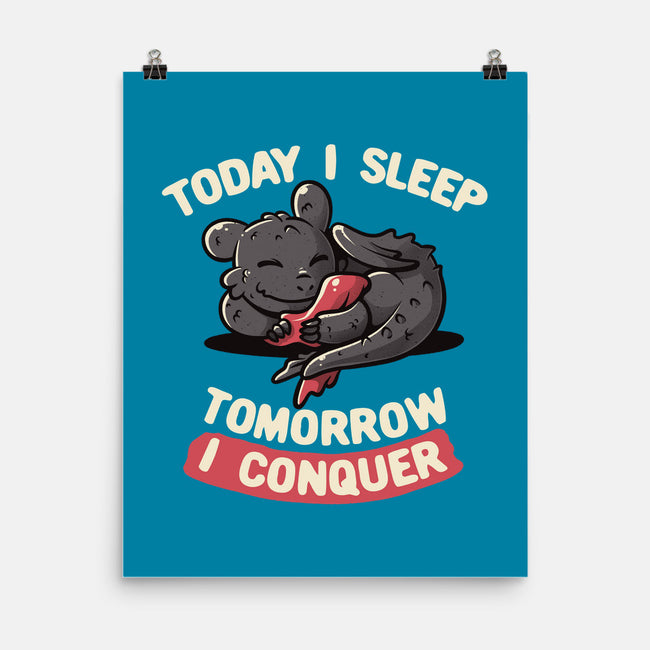 Today I Sleep-none matte poster-koalastudio