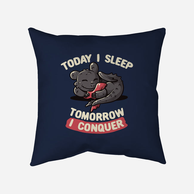 Today I Sleep-none removable cover w insert throw pillow-koalastudio