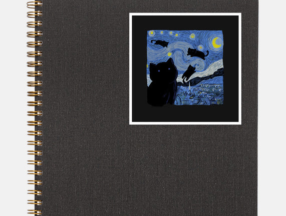 The Starry Cat Night