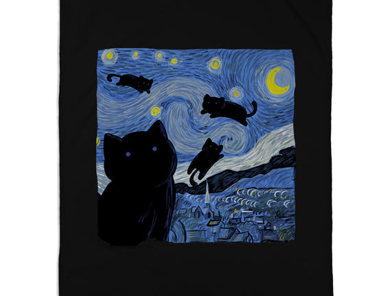 The Starry Cat Night