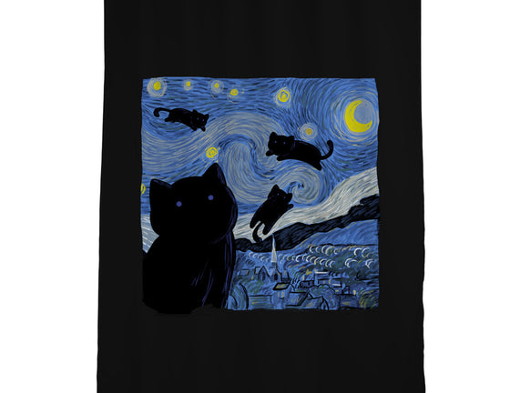 The Starry Cat Night