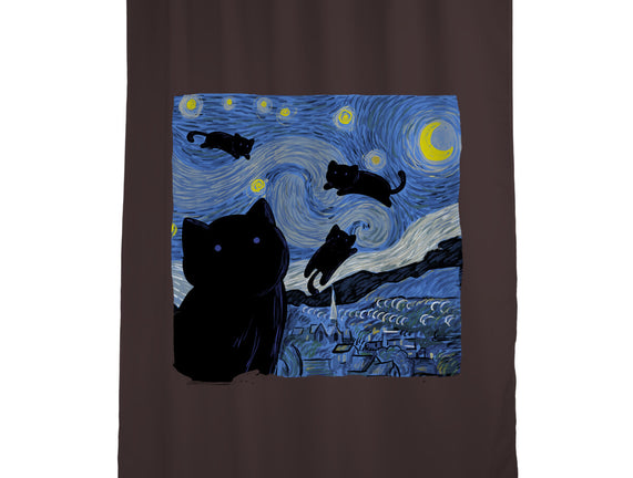 The Starry Cat Night