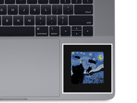 The Starry Cat Night