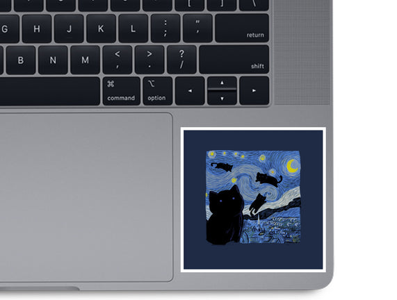 The Starry Cat Night