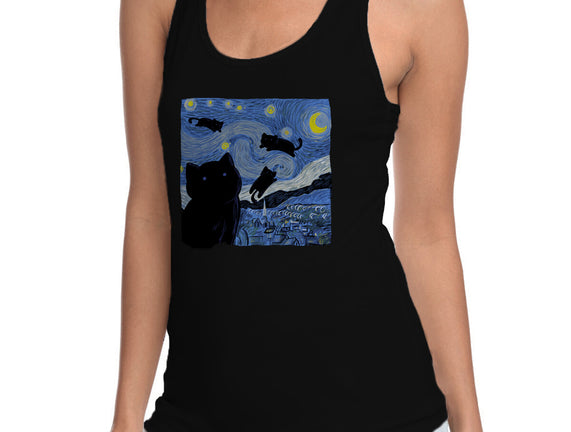 The Starry Cat Night