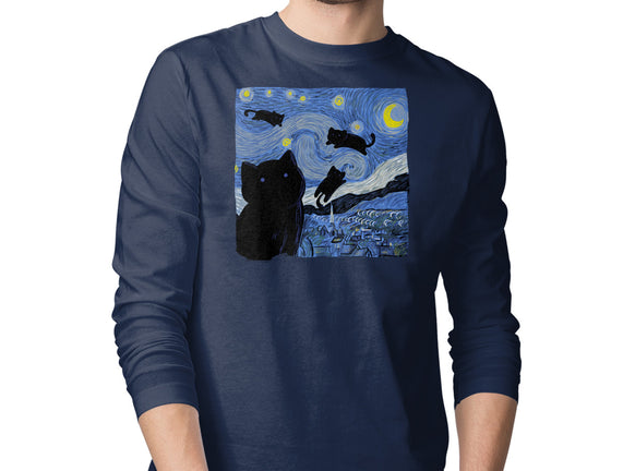 The Starry Cat Night