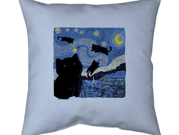 The Starry Cat Night