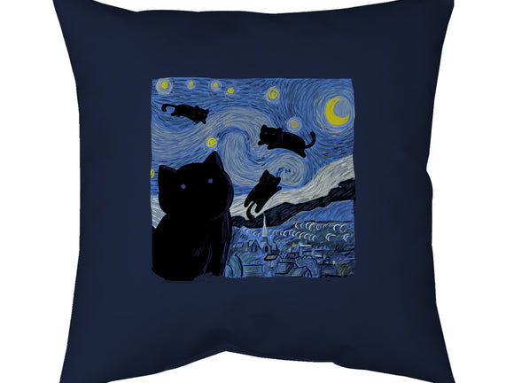 The Starry Cat Night