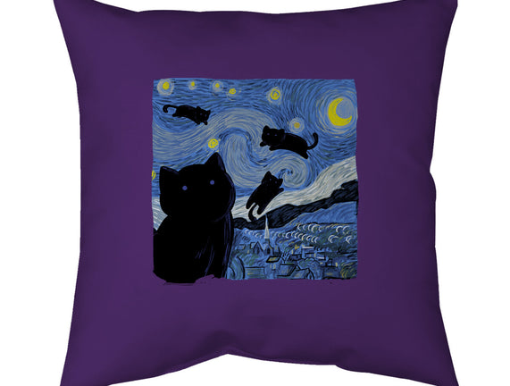 The Starry Cat Night