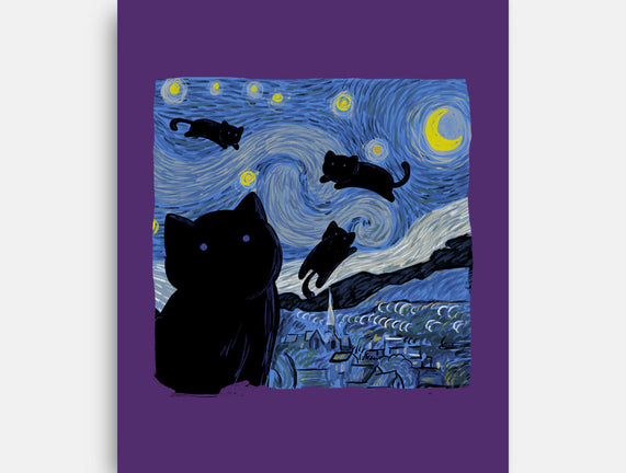 The Starry Cat Night