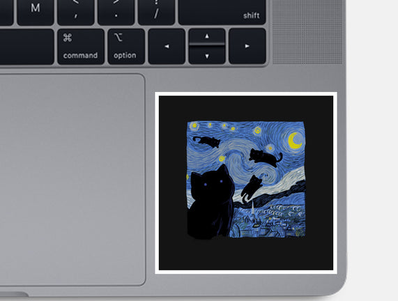 The Starry Cat Night