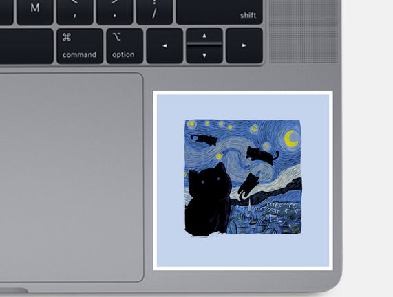 The Starry Cat Night