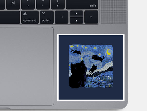 The Starry Cat Night