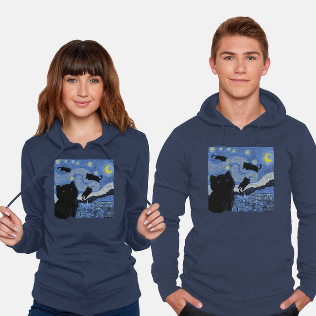 The Starry Cat Night-unisex pullover sweatshirt-tobefonseca