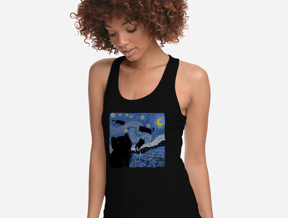 The Starry Cat Night