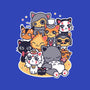 Miyazaki Cats-none glossy sticker-Domii