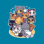 Miyazaki Cats-unisex basic tank-Domii