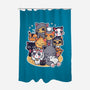 Miyazaki Cats-none polyester shower curtain-Domii
