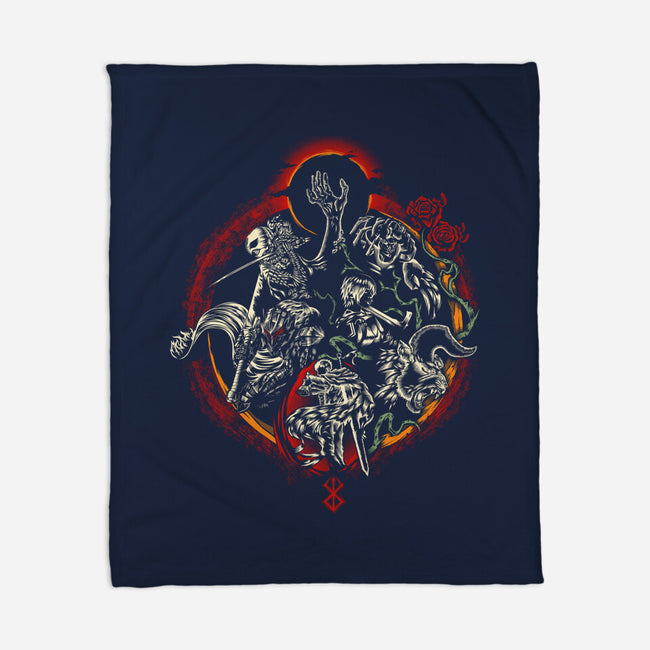 Berserker-none fleece blanket-Fearcheck