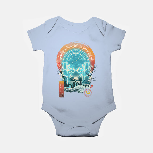 Magical Landscape-baby basic onesie-dandingeroz