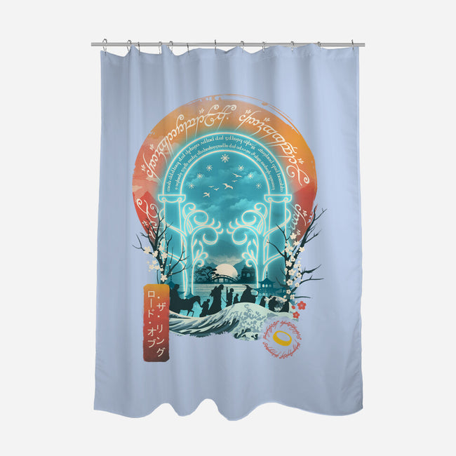 Magical Landscape-none polyester shower curtain-dandingeroz