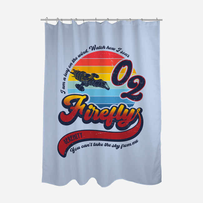 Can't Take the Sky-none polyester shower curtain-DrMonekers