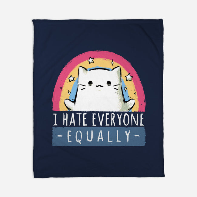 Equally Hate-none fleece blanket-xMorfina
