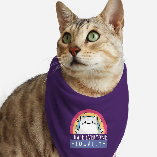 Equally Hate-cat bandana pet collar-xMorfina