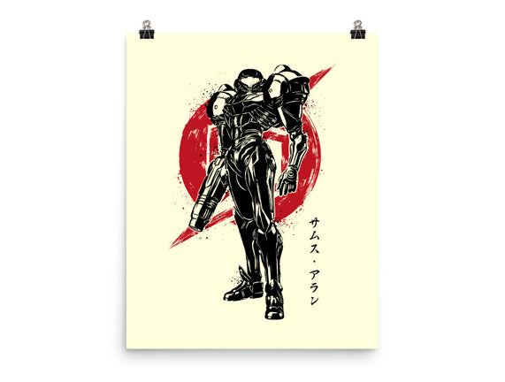 Galactic Bounty Hunter Sumi-E
