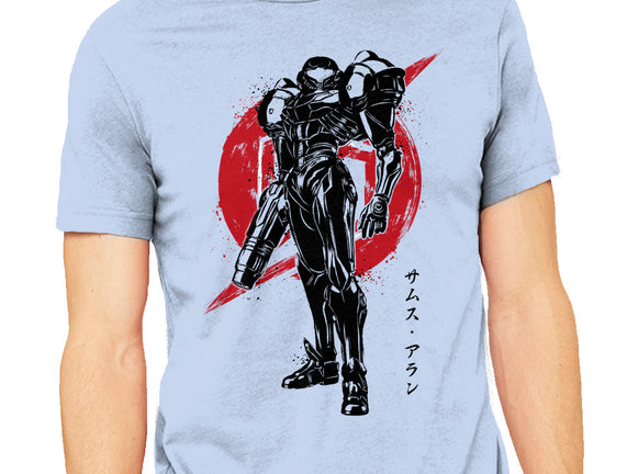 Galactic Bounty Hunter Sumi-E