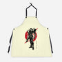 Galactic Bounty Hunter Sumi-E-unisex kitchen apron-DrMonekers